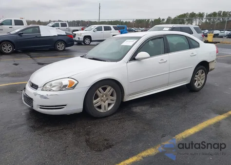 2010 Chevrolet Impala Lt z USA, uszkodzony, nr VIN 2G1WB5EN1A1255972